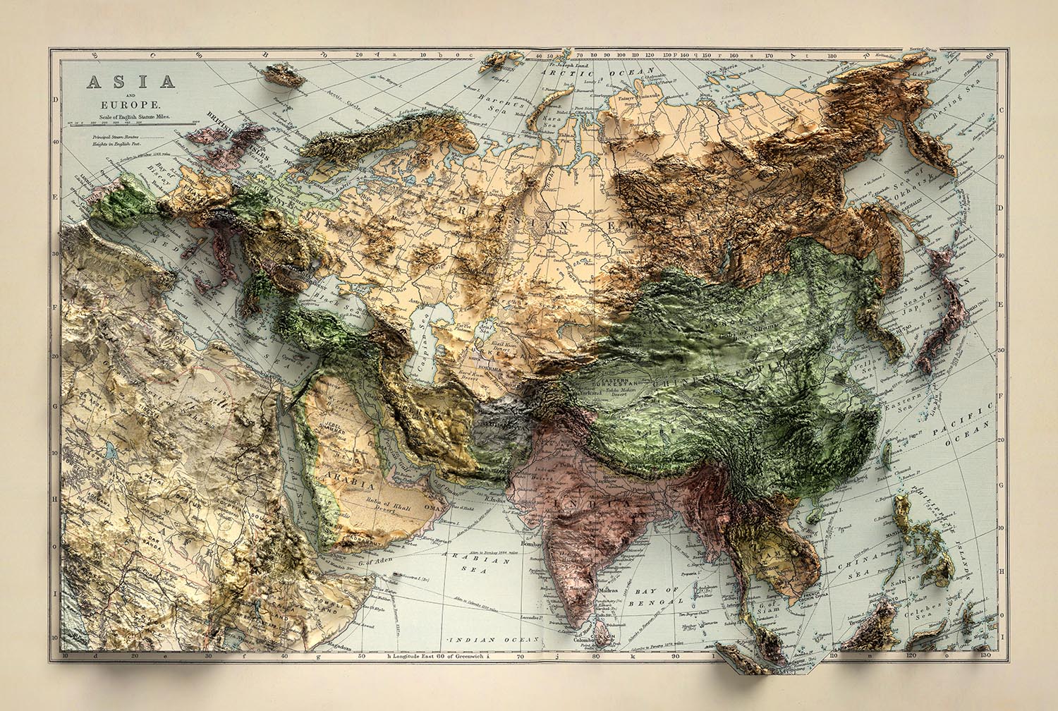 Image showing the difference between an Original map and a map that has undergone the Unique 3D transformation