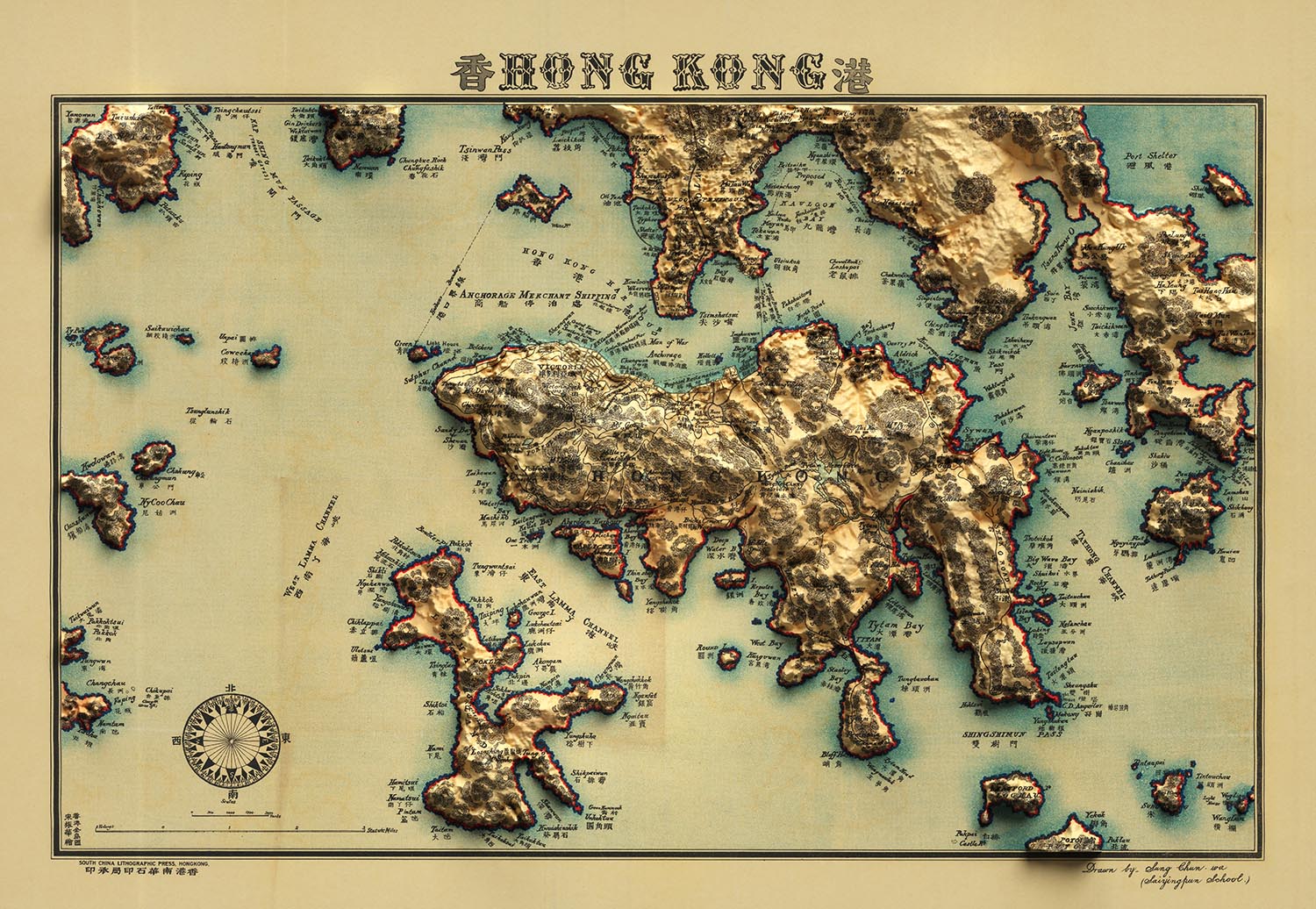 Image showing the difference between an Original map and a map that has undergone the Unique 3D transformation