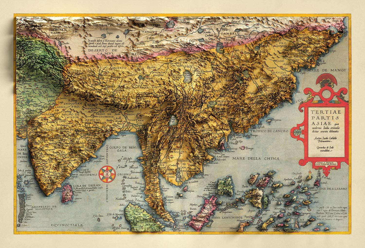 Image showing the difference between an Original map and a map that has undergone the Unique 3D transformation