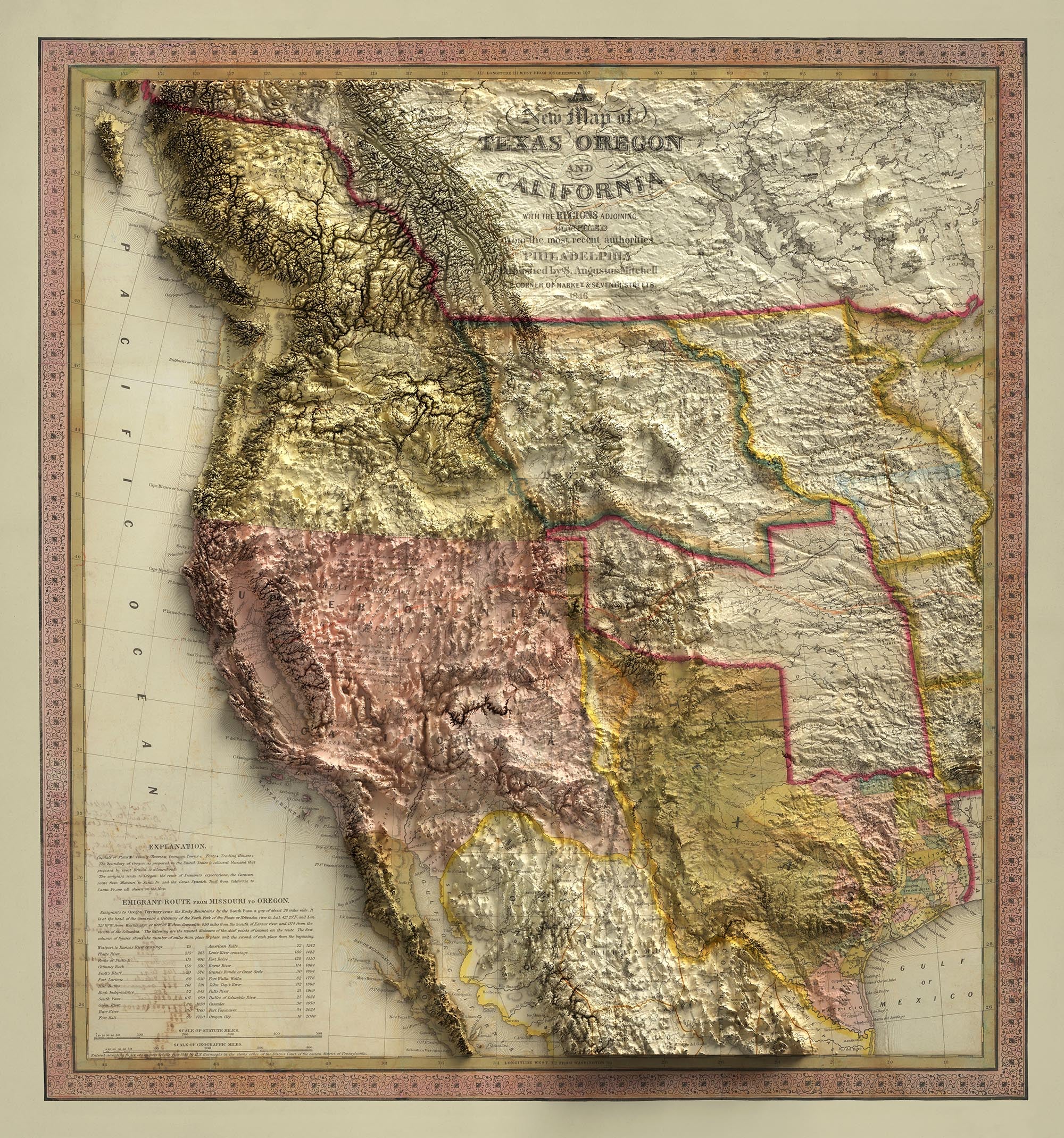Image showing the difference between an Original map and a map that has undergone the Unique 3D transformation