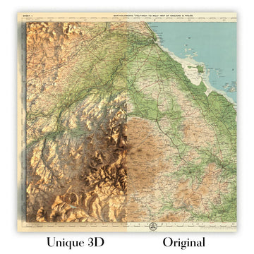 Image showing the difference between an Original map and a Personalised map