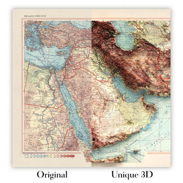 Image showing the difference between an Original map and a Personalised map