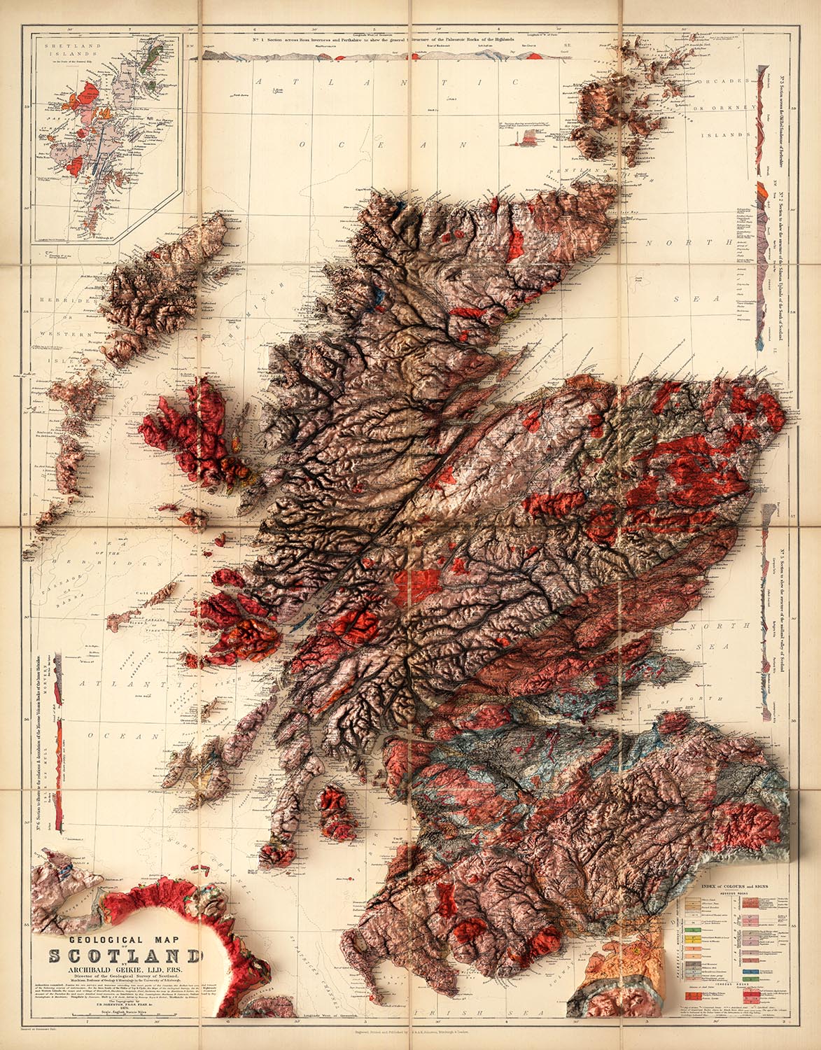 Image showing the difference between an Original map and a map that has undergone the Unique 3D transformation
