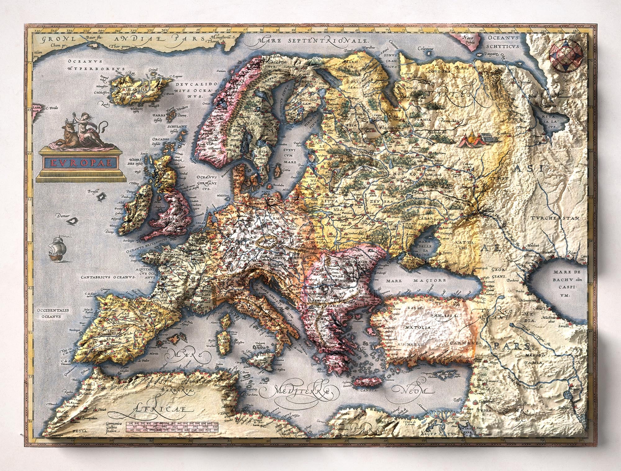 Image showing the difference between an Original map and a map that has undergone the Unique 3D transformation