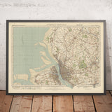 Old Ordnance Survey Map, Sheet 35 - Liverpool & Birkenhead, 1925: St Helens, West Kirby, Ormskirk, Bootle, Wallasey