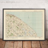 Old Ordnance Survey Map, Sheet 58 - Cromer, 1925: North Walsham, Mundesley, Aylsham, Stalham, Sheringham
