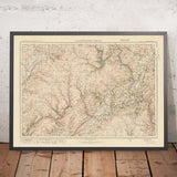 Old Ordnance Survey Map, Sheet 79 - Llandrindod Wells, 1925: Builth Wells, Rhayader, Llanwrtyd Wells, Tregaron, Elan Valley