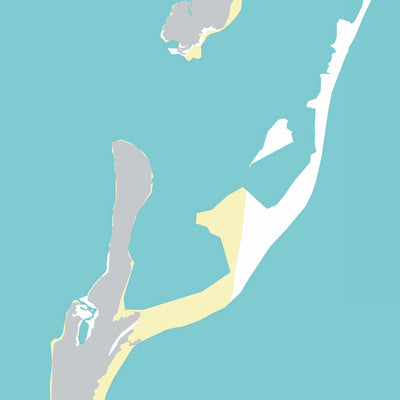 Mapa moderno de la ciudad de Chatham, MA: faro de Chatham, muelle de peces de Chatham, museo del ferrocarril de Chatham, ruta 28, Pleasant Bay