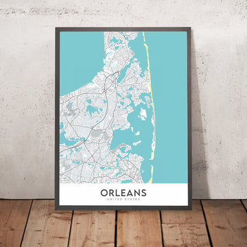 Plan de la ville moderne d&