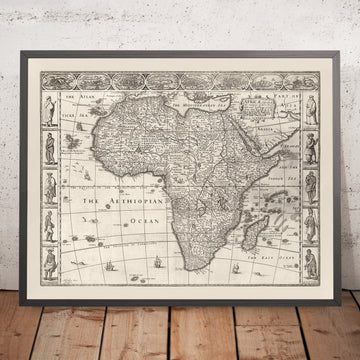 Vecchia mappa monocromatica dell&