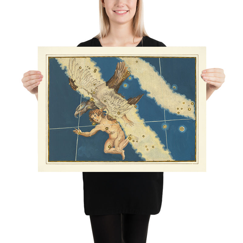 Ancienne carte étoilée d&