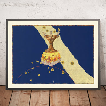 Alter Sternenkarte von Ara von Johann Bayer, 1603 - Himmlische Sternbildkarte 