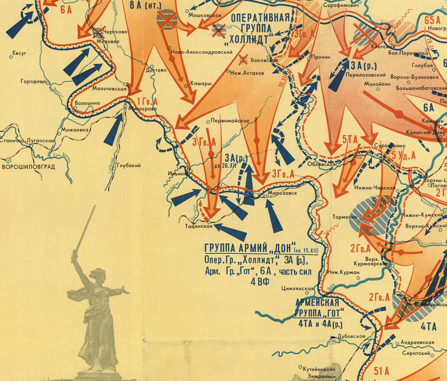 Schlacht von Stalingrad, 1942-1943: Zweiter Weltkrieg in Russland, Wolga, Rote Oktober Fabrik, sowjetischer Sieg 