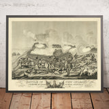 Battaglia di New Orleans e morte del Maggiore Generale Packenham di William Edward West, 1817 