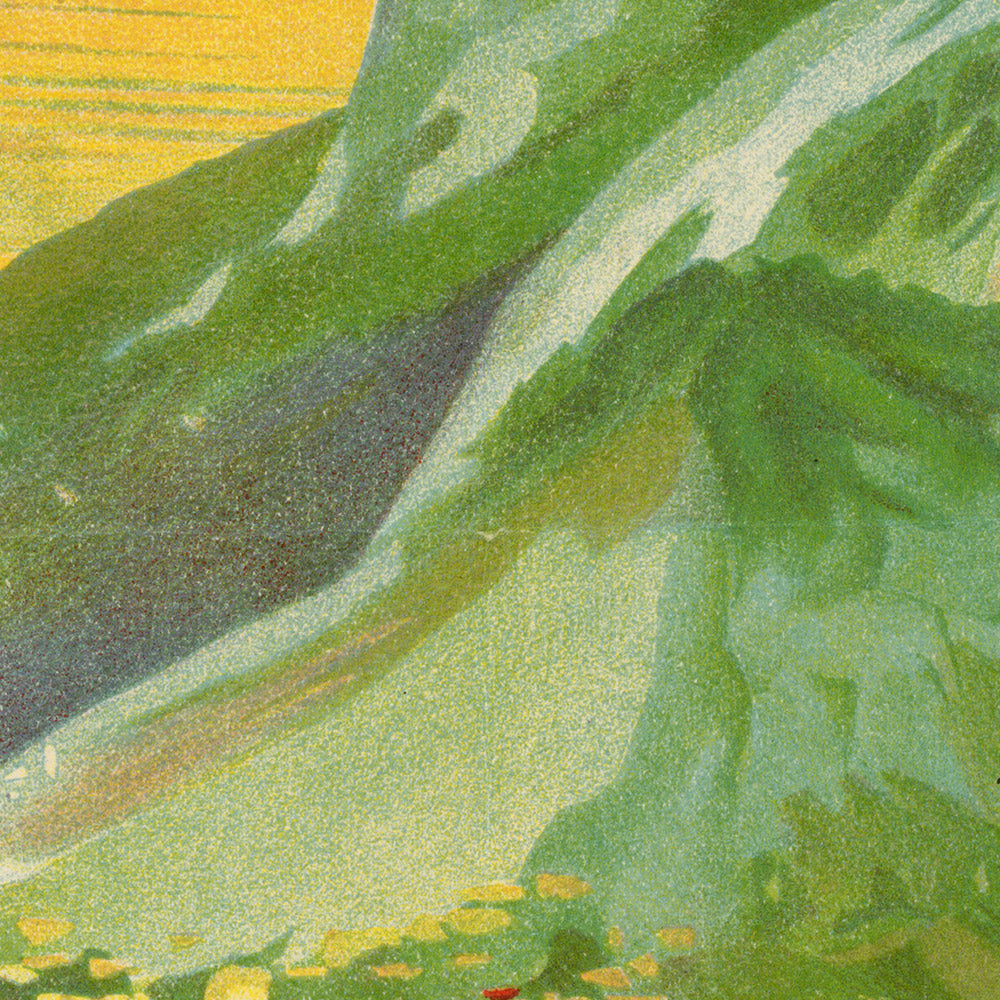 Brazil Travel Poster with Cristo Redento by Waldomiro Goncalves Christino