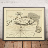 Old Town & Port of Cassis Nautical Chart by Heather, 1802: Côte d'Azur, Harbour, Fort, Lime Kilns