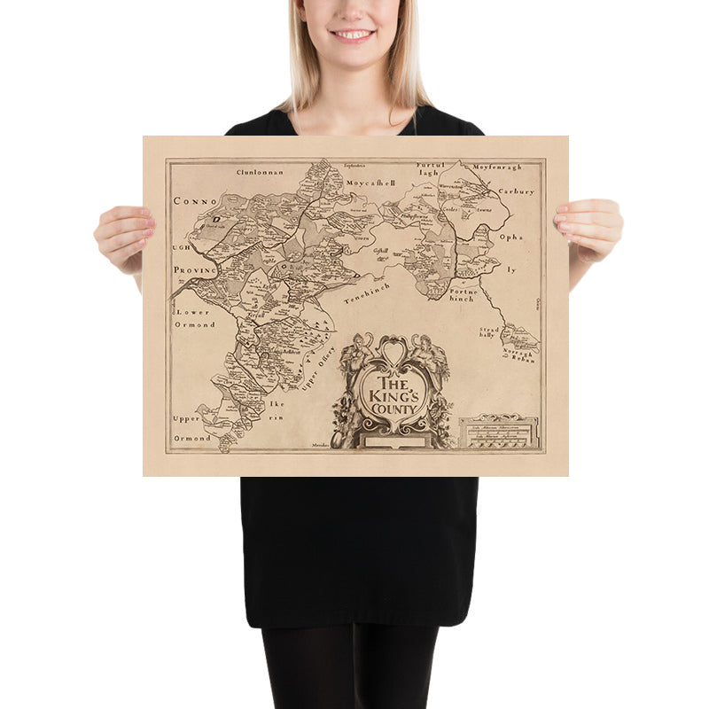 Old Map of County Offaly (King&