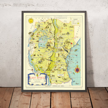 Vecchia mappa pittorica dell&