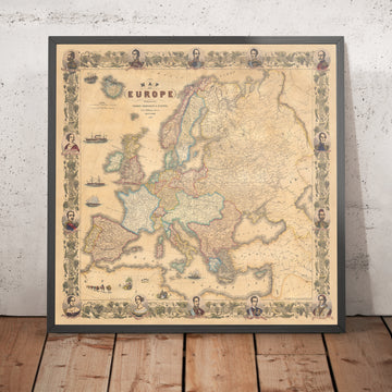 Rara Mappa Antica dell&