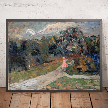 A framed image of 