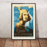 Affiche de voyage Allemagne : Venez en Allemagne par Max Eschle 