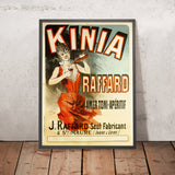 Kinia Raffard Vintage Aperitif Poster by Jules Chéret, 1888