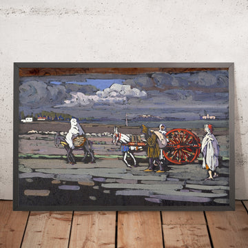 A framed image of 