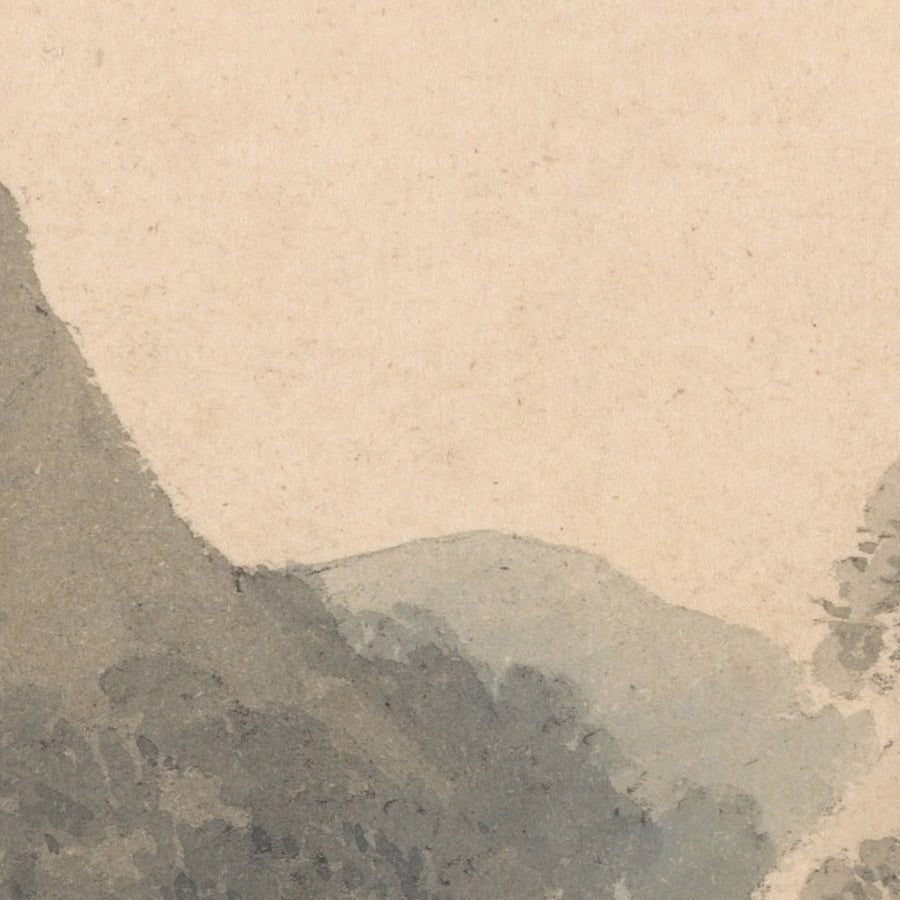 Wasserfall von Lodore, Cumberland von Turner, 1800 