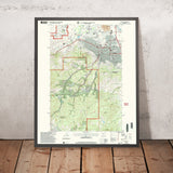 Map of Helena, Montana by USGS, 2001 – East Helena, McDonald Pass & Mount Ascension
