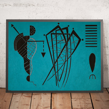 A framed image of 