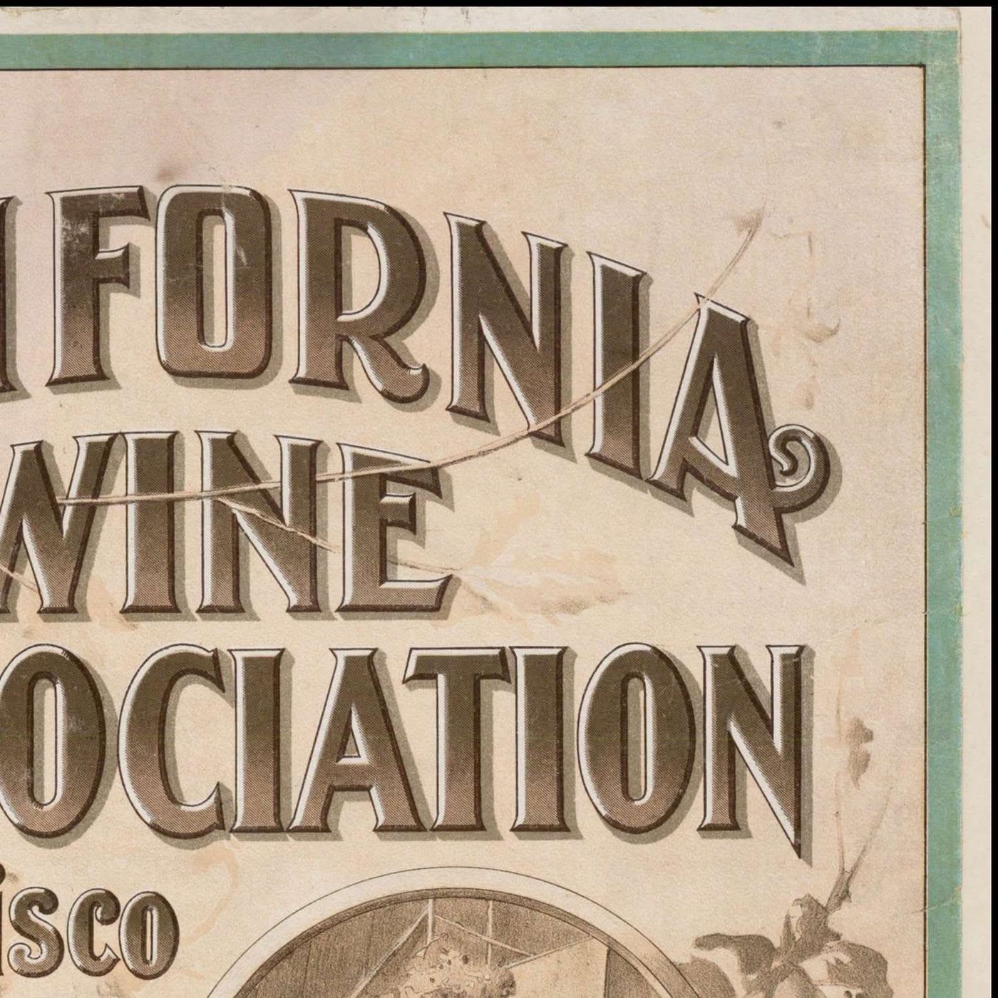 Mapa topográfico antiguo de California, 1903: Los Ángeles, San Francisco, Napa, Sonoma, Océano Pacífico