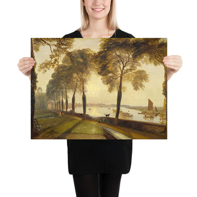 Mortlake Terrace mit Blick auf die Themse in London von Turner, 1827 