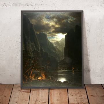 A framed image of 