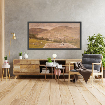 A framed image of 