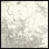Carte ancienne personnalisée de Kingston upon Hull 