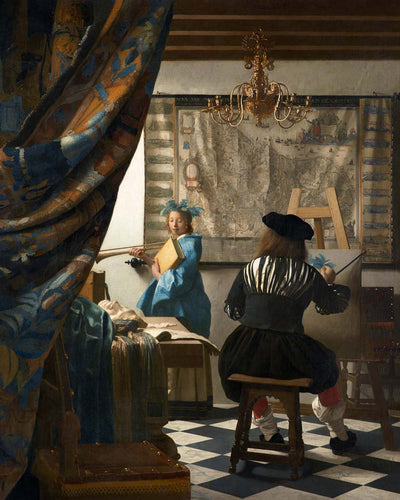 L'Allégorie de la Peinture de Johannes Vermeer, 1666