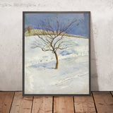 Tree in a Snowy Landscape by August Macke, 1910