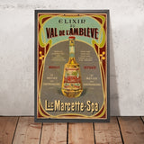 Elixir du Val de l’Amblève Vintage Advertising Poster, 1906