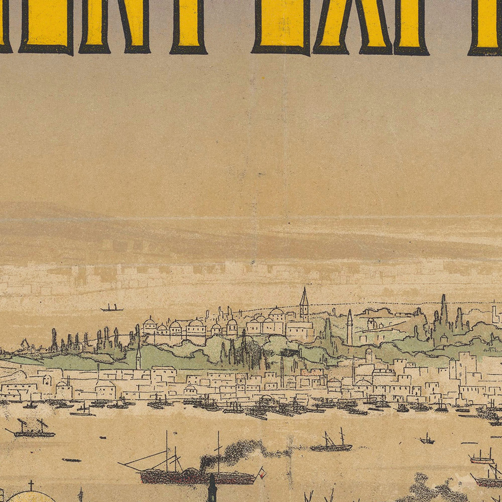 Orient Express Travel Poster by Imprimerie Chaix, 1888