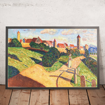 A framed image of 