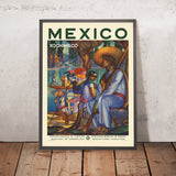 Reiseposter Mexiko-Stadt: Xochimilco 