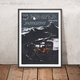 Affiche de voyage Suisse : Malakoderm par Louis Tauzin, 1909 