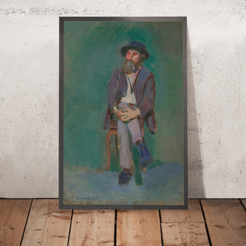 Una imagen enmarcada de Homme assis (Hombre sentado) de Henri Matisse, 1900
