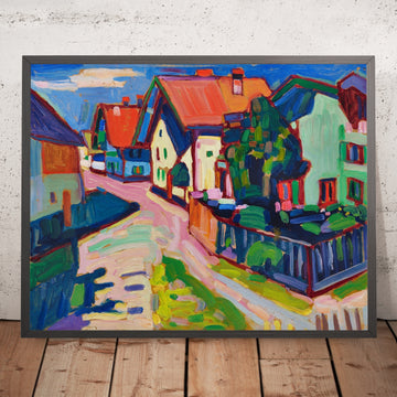 A framed image of 