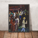 Study on Panic by Wassily Kandinsky, 1907