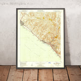 Old Map of Laguna Beach, California by USGS, 1949 – Corona del Mar & Newport Beach