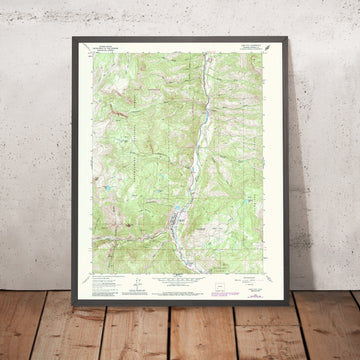 Old Map of Lake City, Colorado by USGS, 1963 – San Juan Mountains & Lake Fork Gunnison River