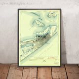 Old Map of Galveston, Texas by USGS, 1933 – Galveston Bay & Pelican Island