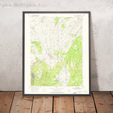 Old Map of Deer Valley, Utah by USGS, 1955 – Park City, Kamas & Heber City