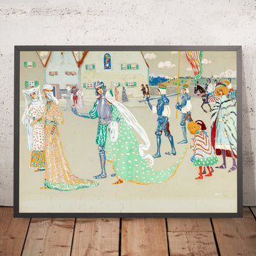 A framed image of 